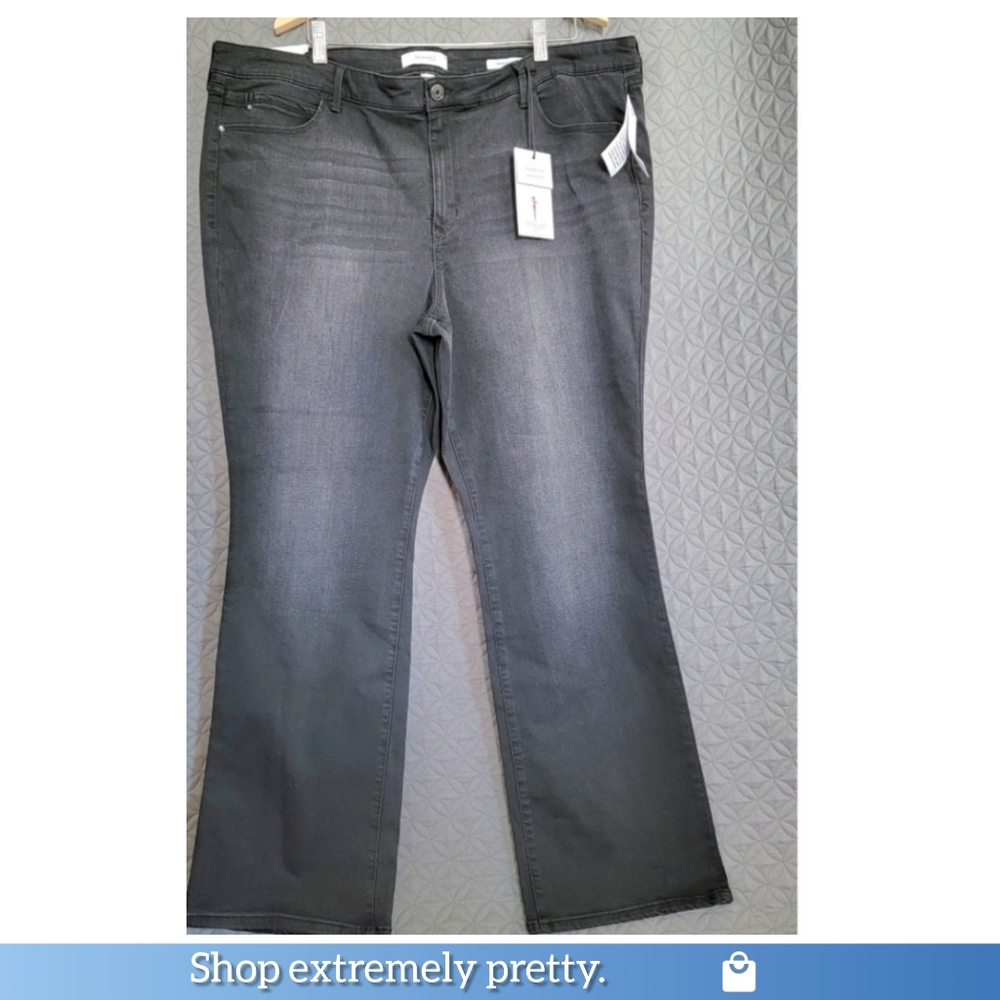 Elegant Women's Charcoal Jeans